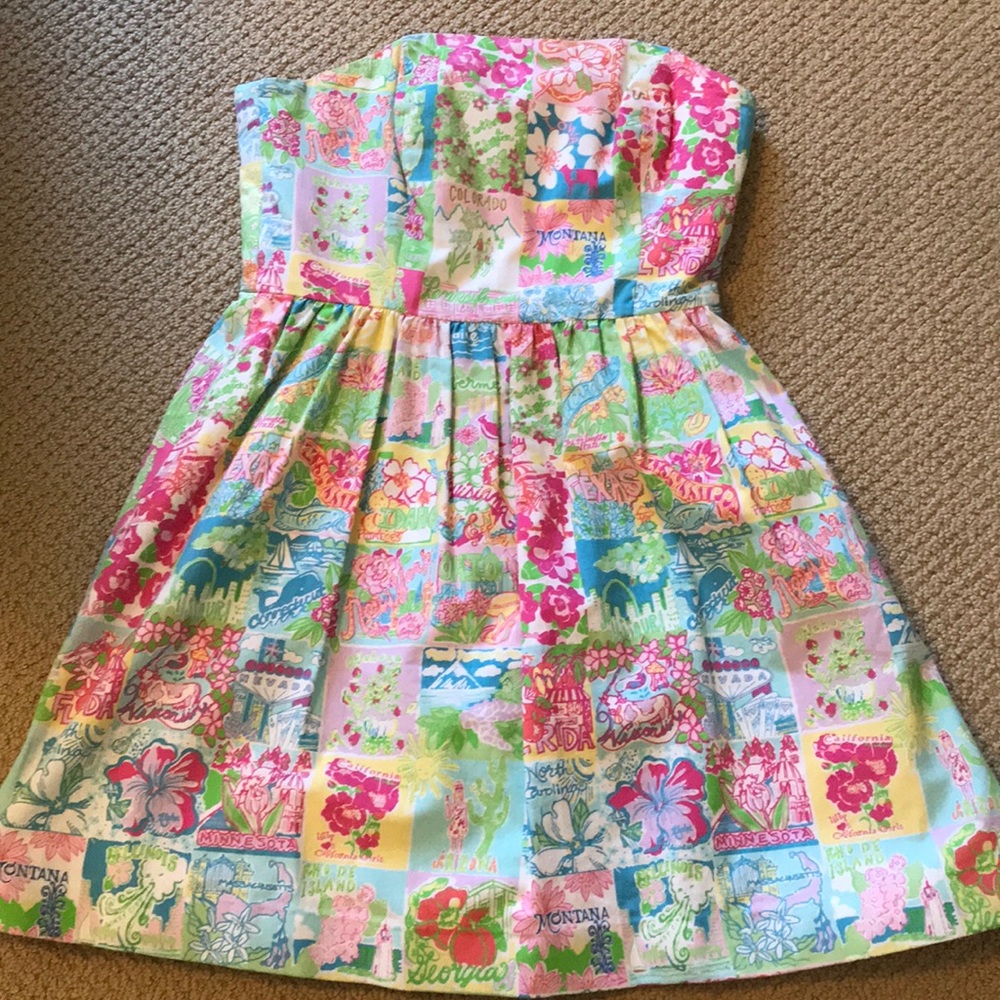 Lilly Pulitzer Strapless Dress